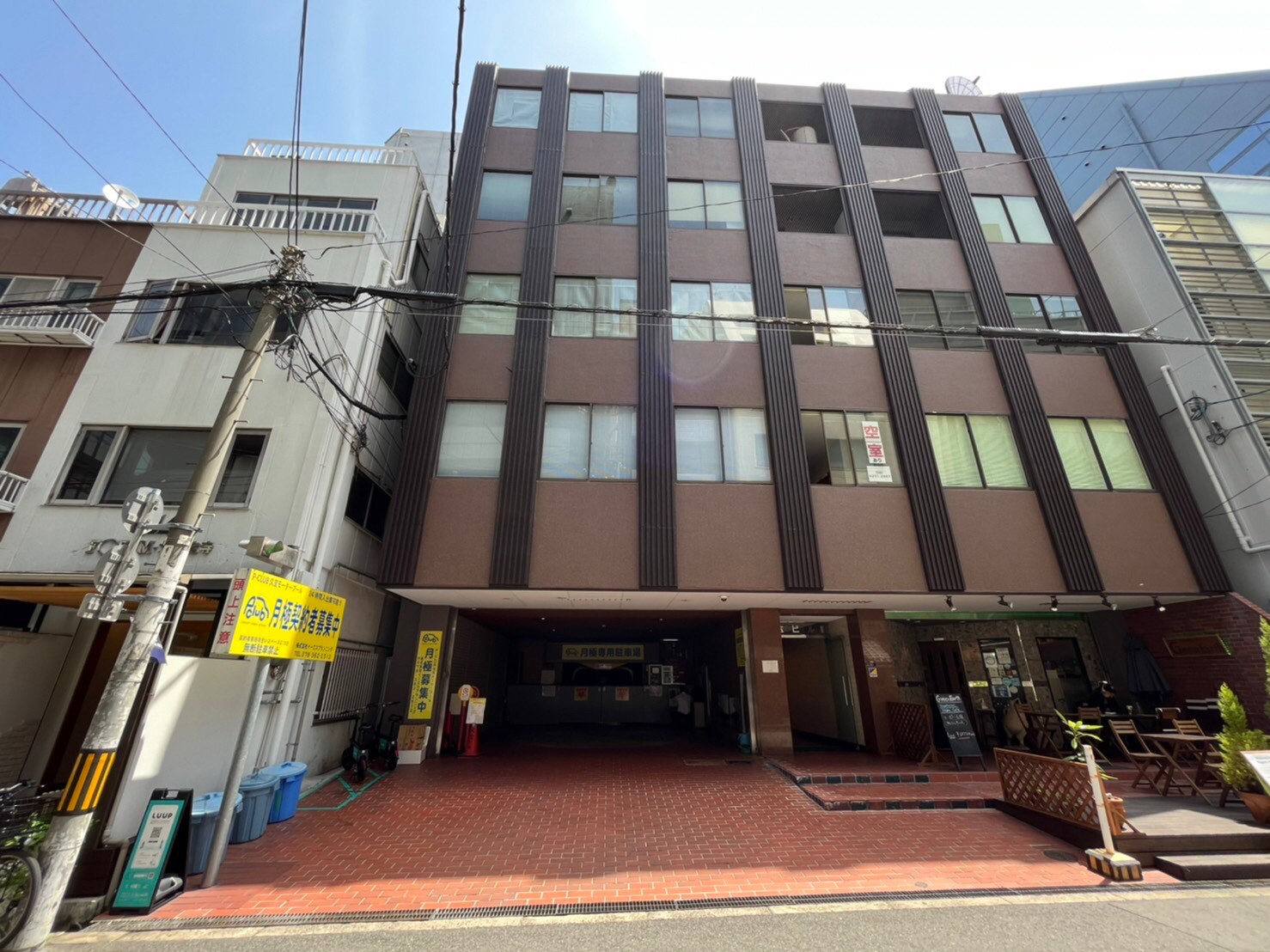 【月極駐車場　大阪市中央区北久宝寺町】P-CLUB久宝モータープール