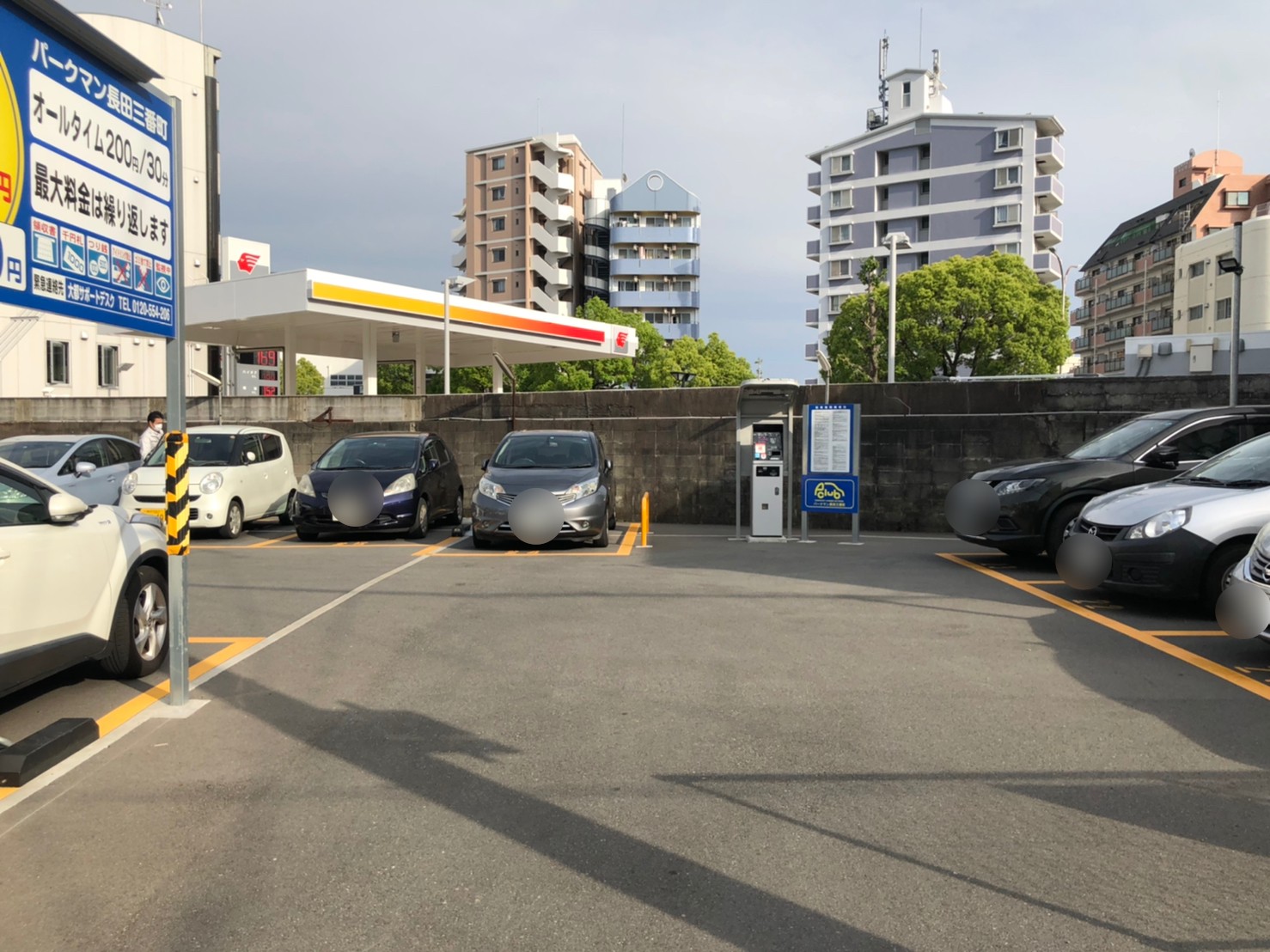 【神戸市長田区三番町 時間貸し駐車場】パークマン長田三番町