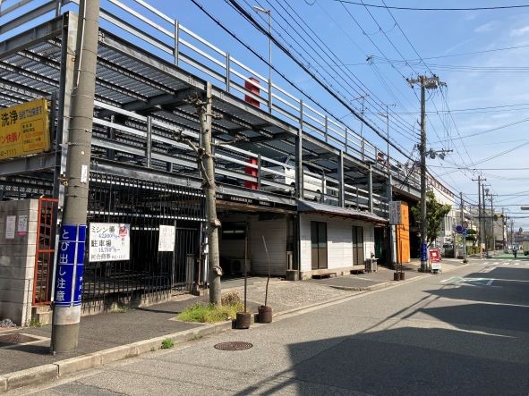 【月極駐車場　神戸市長田区細田町】河合モータープール（３階）