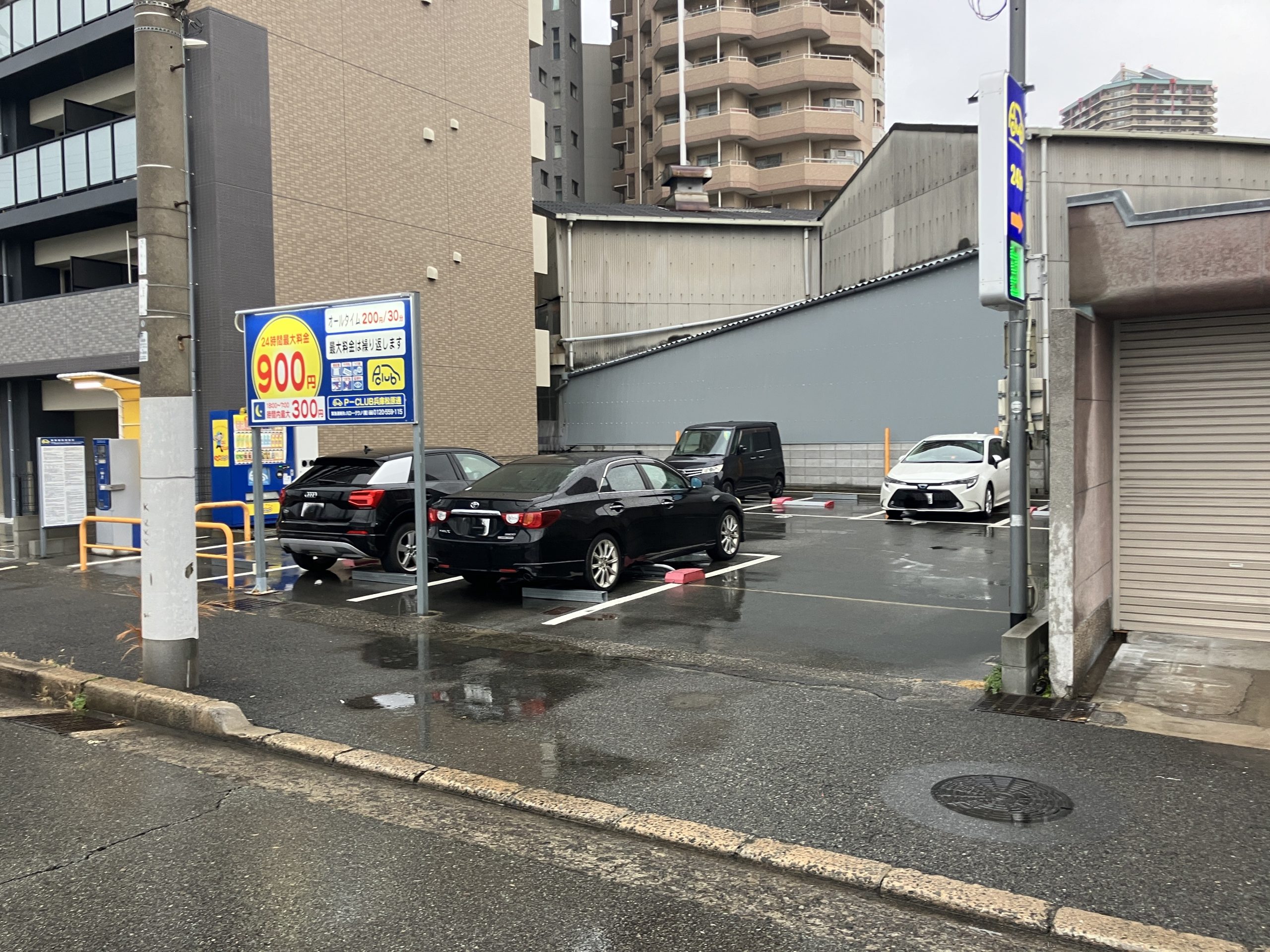 【神戸市兵庫区松原通 時間貸し駐車場】P-CLUB兵庫松原通
