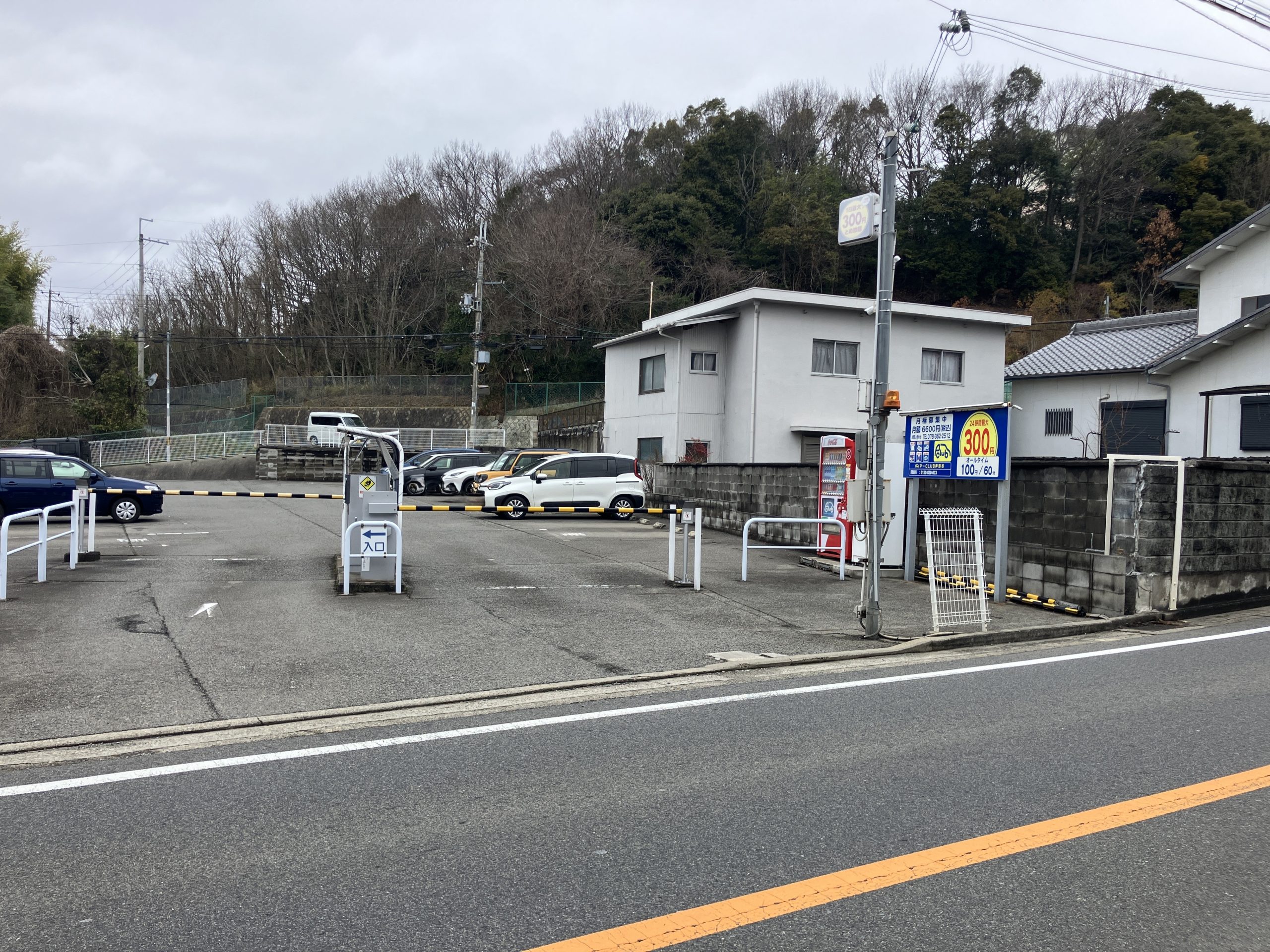 【月極駐車場　神戸市西区押部谷福住字西山】P-CLUB押部谷