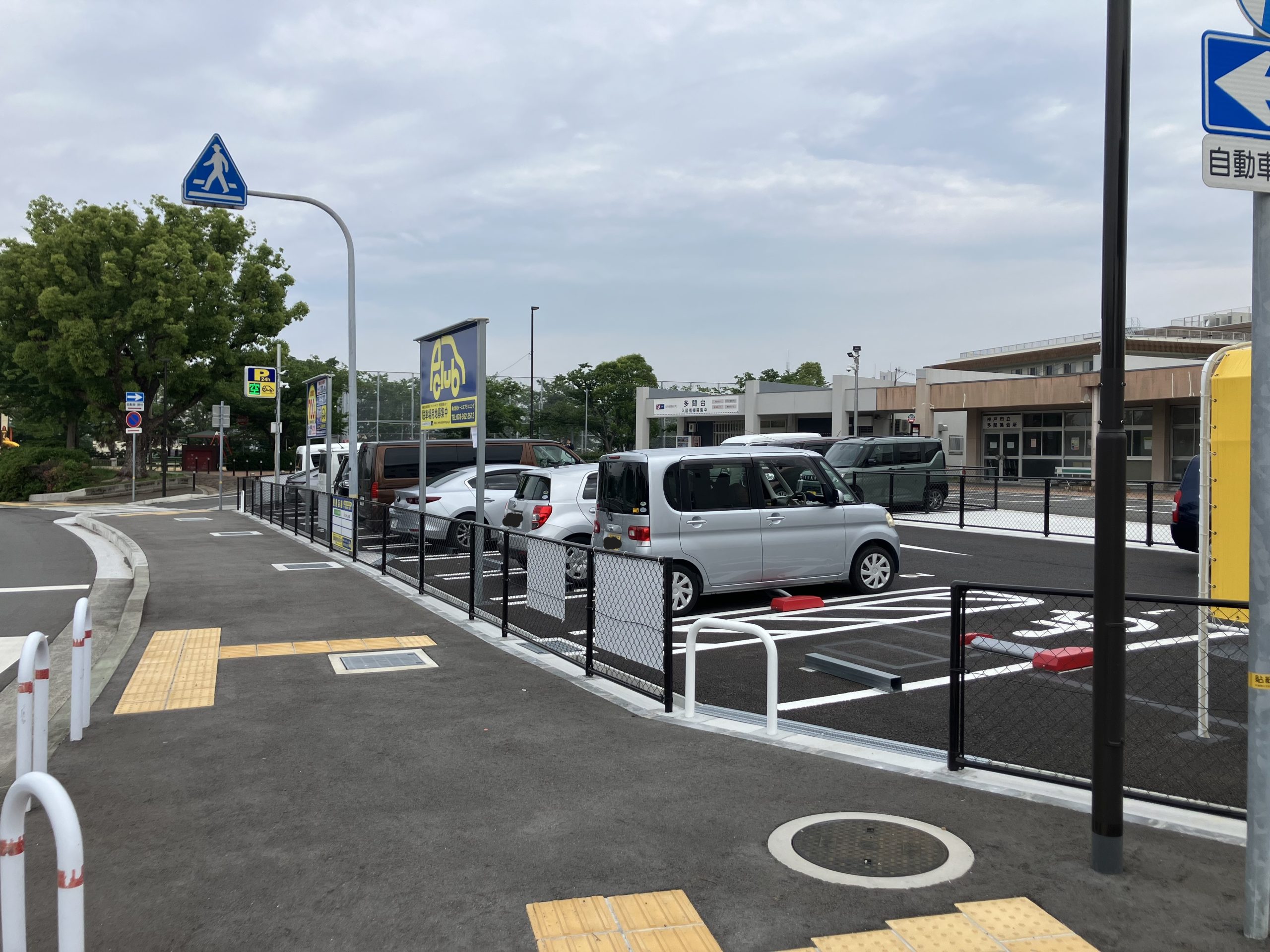 【時間貸し駐車場　垂水区多聞台】P-CLUB垂水多聞台