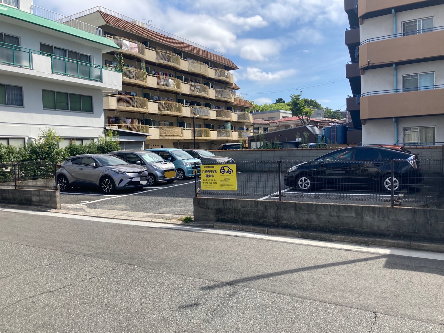 【月極駐車場　神戸市東灘区深江南町】司尾駐車場