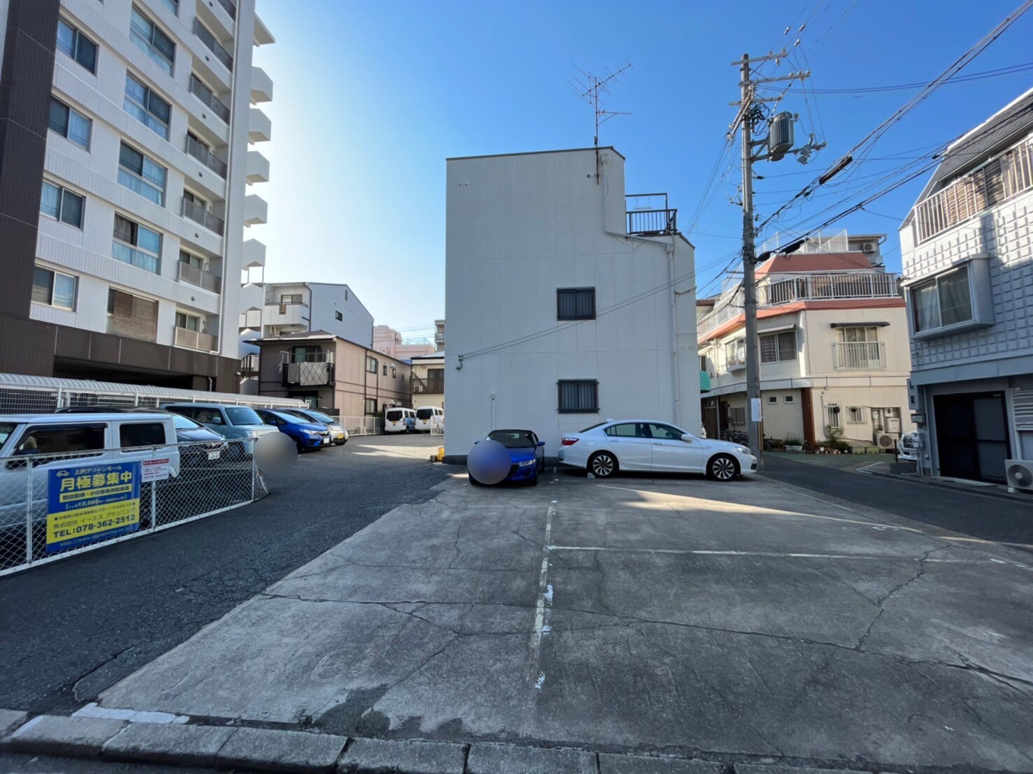 【月極駐車場　神戸市兵庫区上沢通】上沢グリーンモール