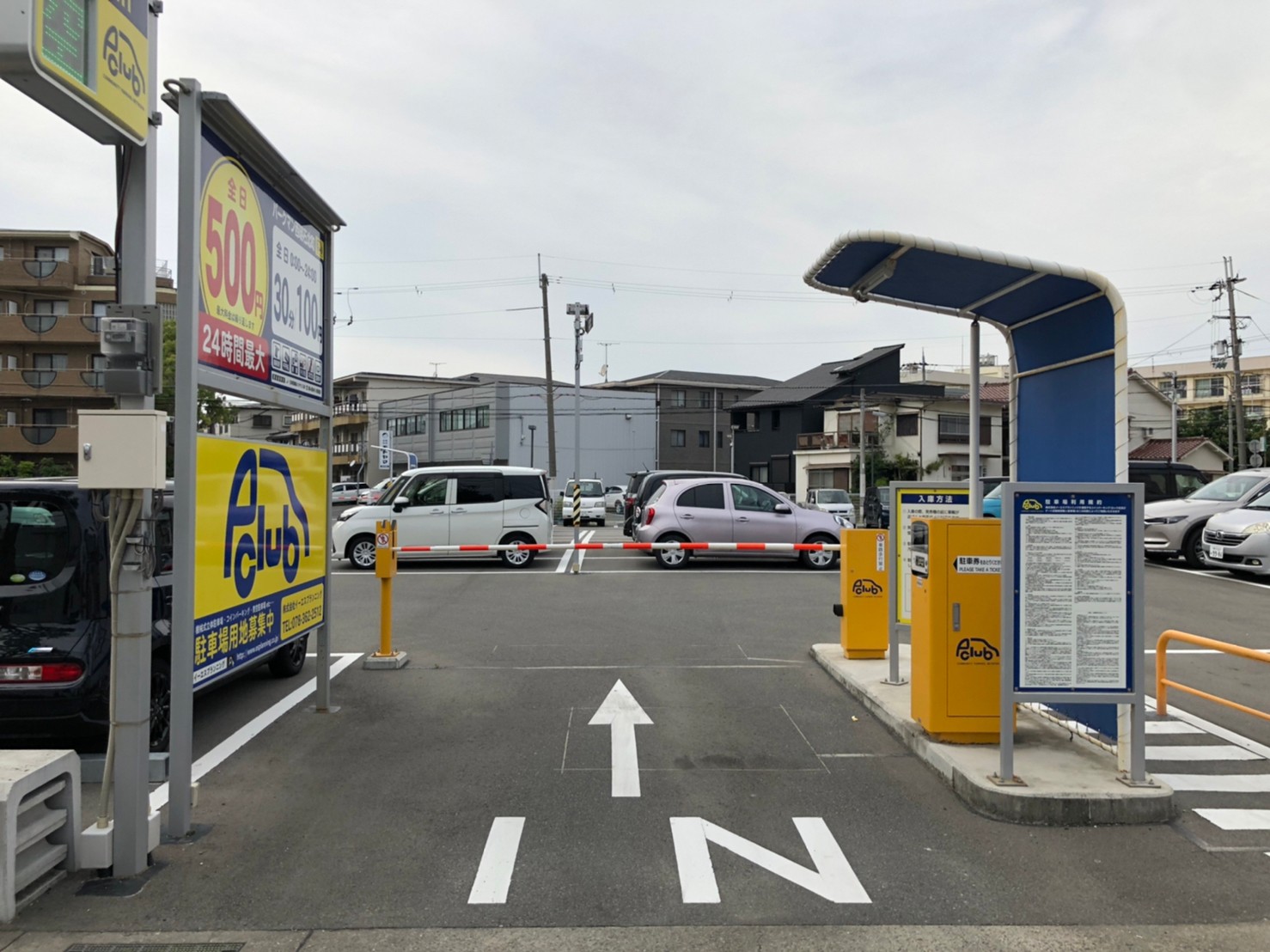 【明石市西明石北町 時間貸し駐車場】パークマン西明石北町